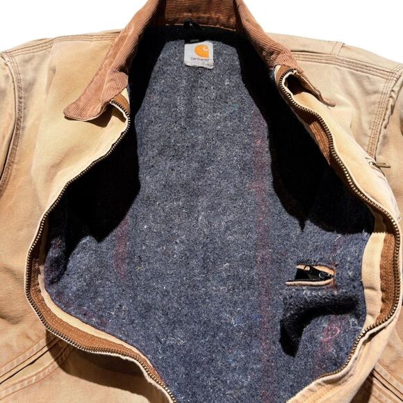 Vintage carhartt detroit trucker workwear jacket - Picture 3 of 4